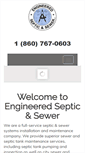 Mobile Screenshot of engineeredsepticsewer.com
